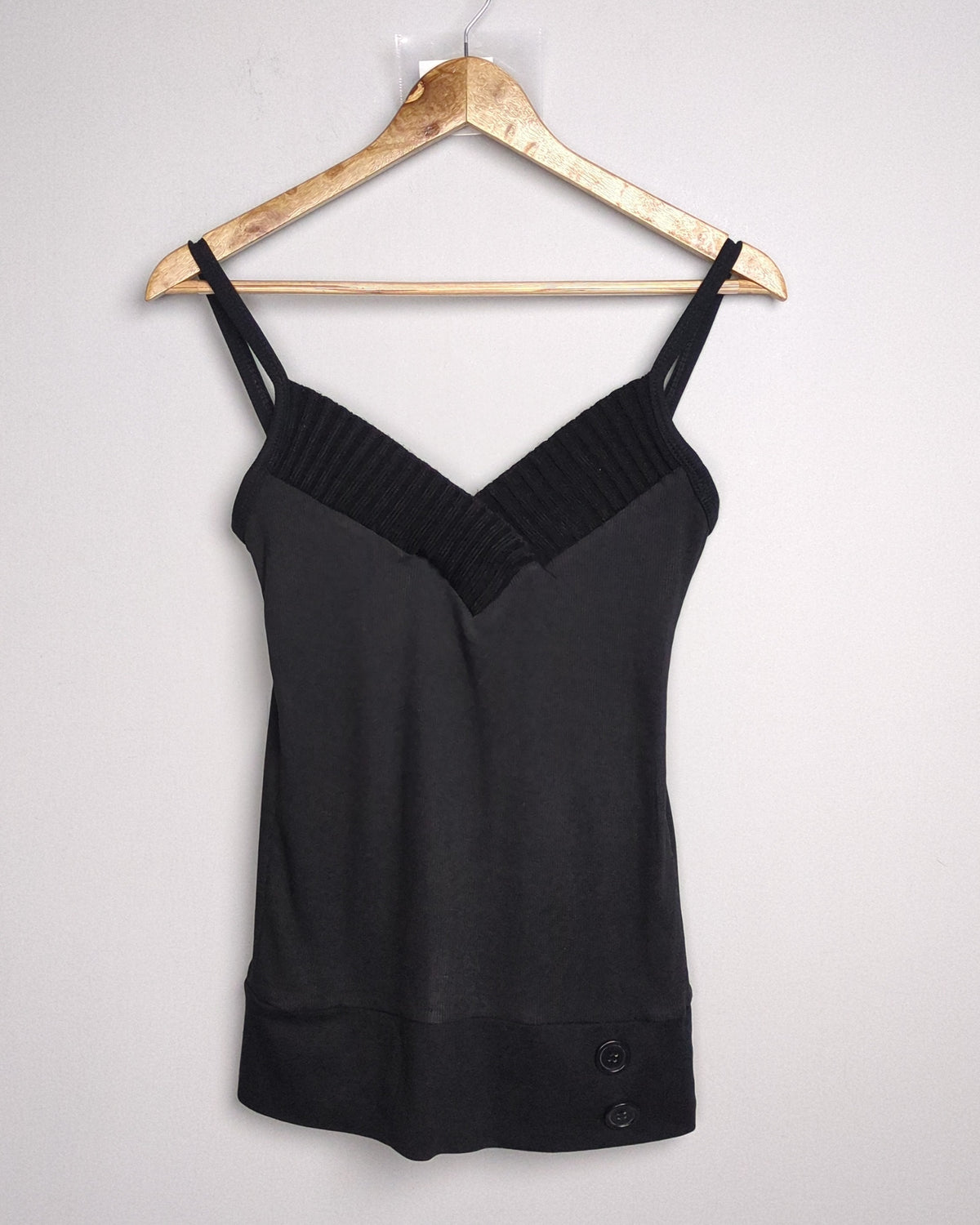 Black Ribbed Camisole