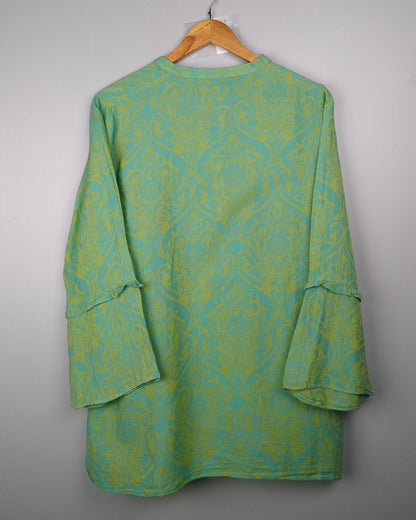 Limelight Green Printed Kurta