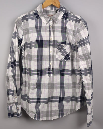 Gray Plaid Shirt
