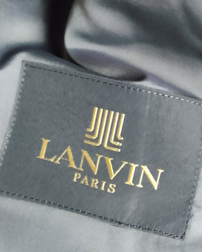 Lanvin Paris Gray Tweed Blazer