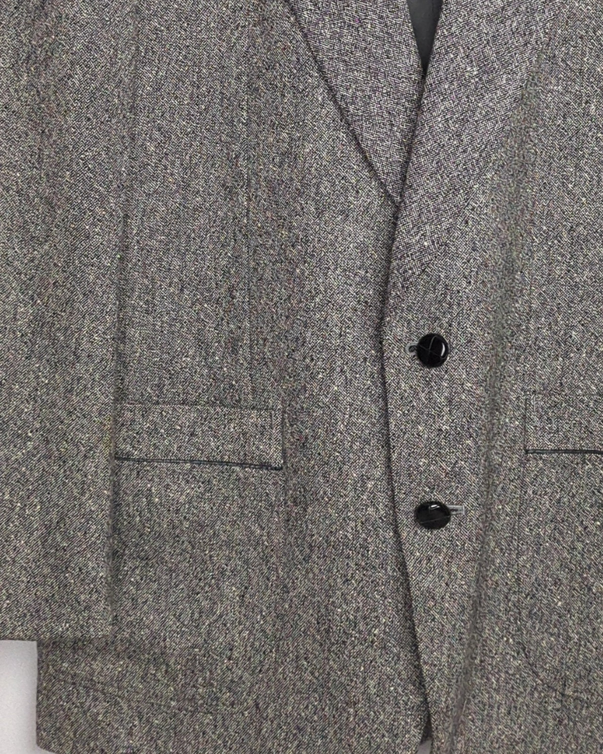Lanvin Paris Gray Tweed Blazer