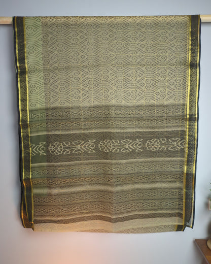 Beige Printed Saree