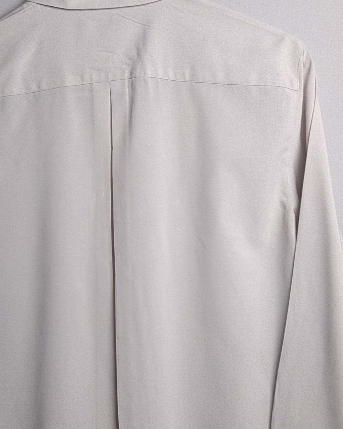 Uni Qlo Beige Button-Down Shirt