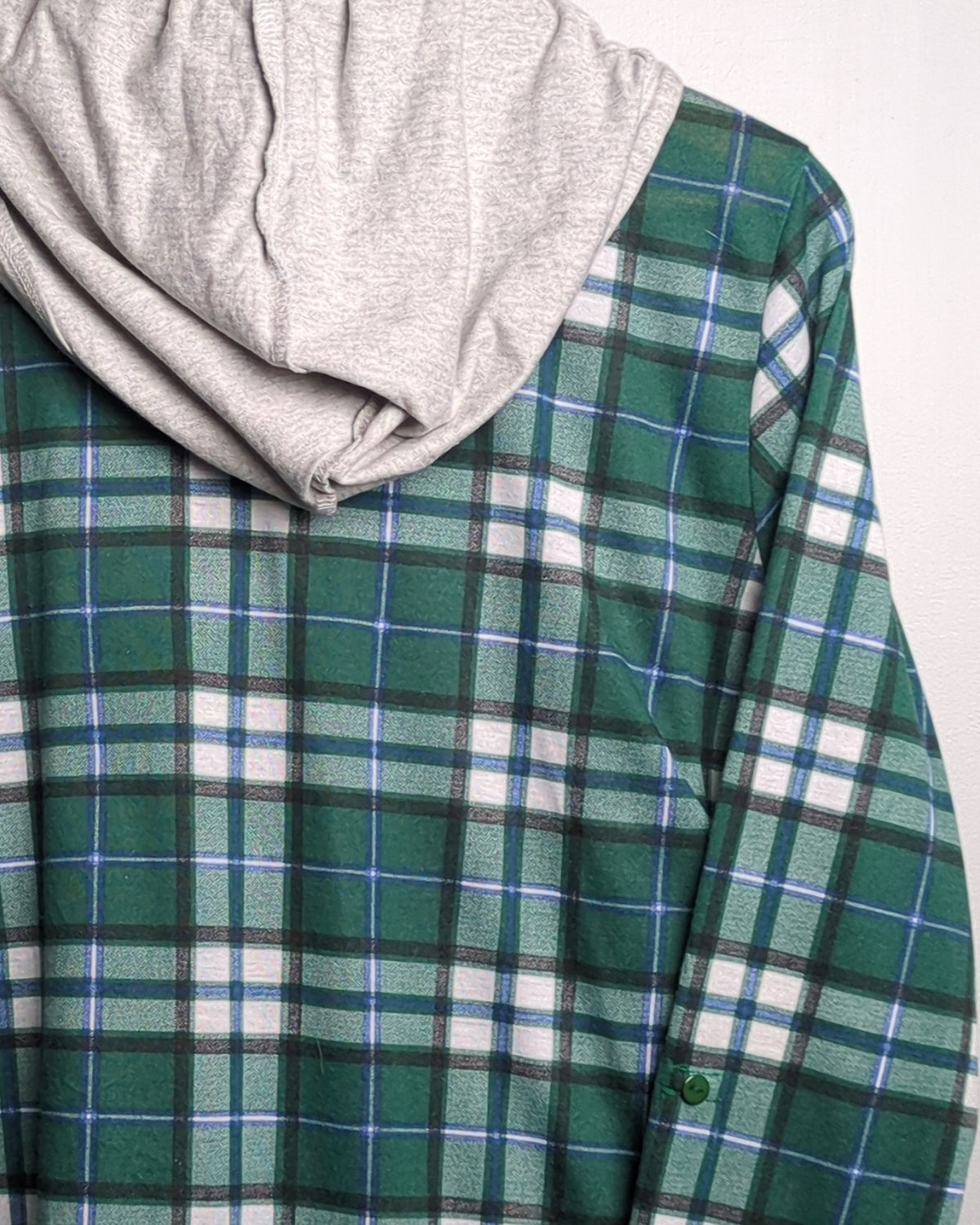 My Style Green Hooded Shirt