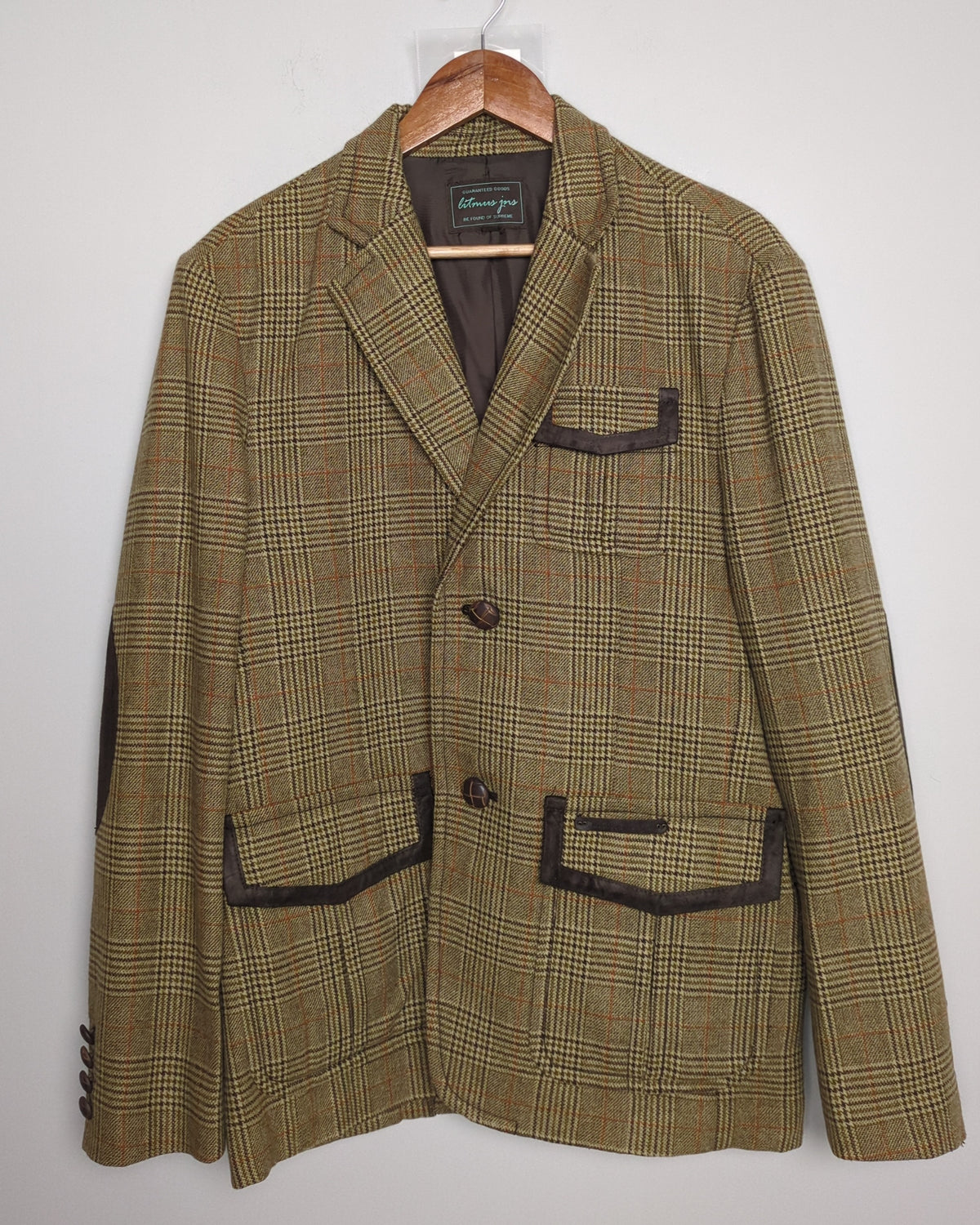 Litmus Jns Brown Tweed Blazer