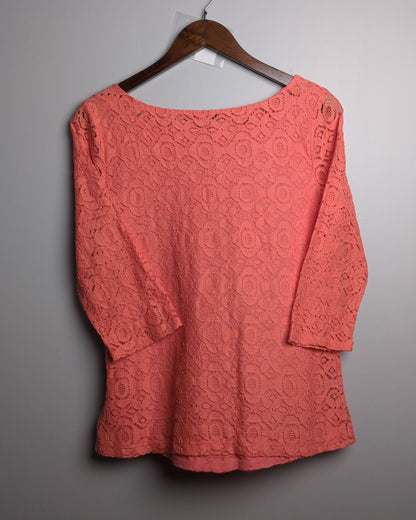 Banana Republic Pink Lace Top