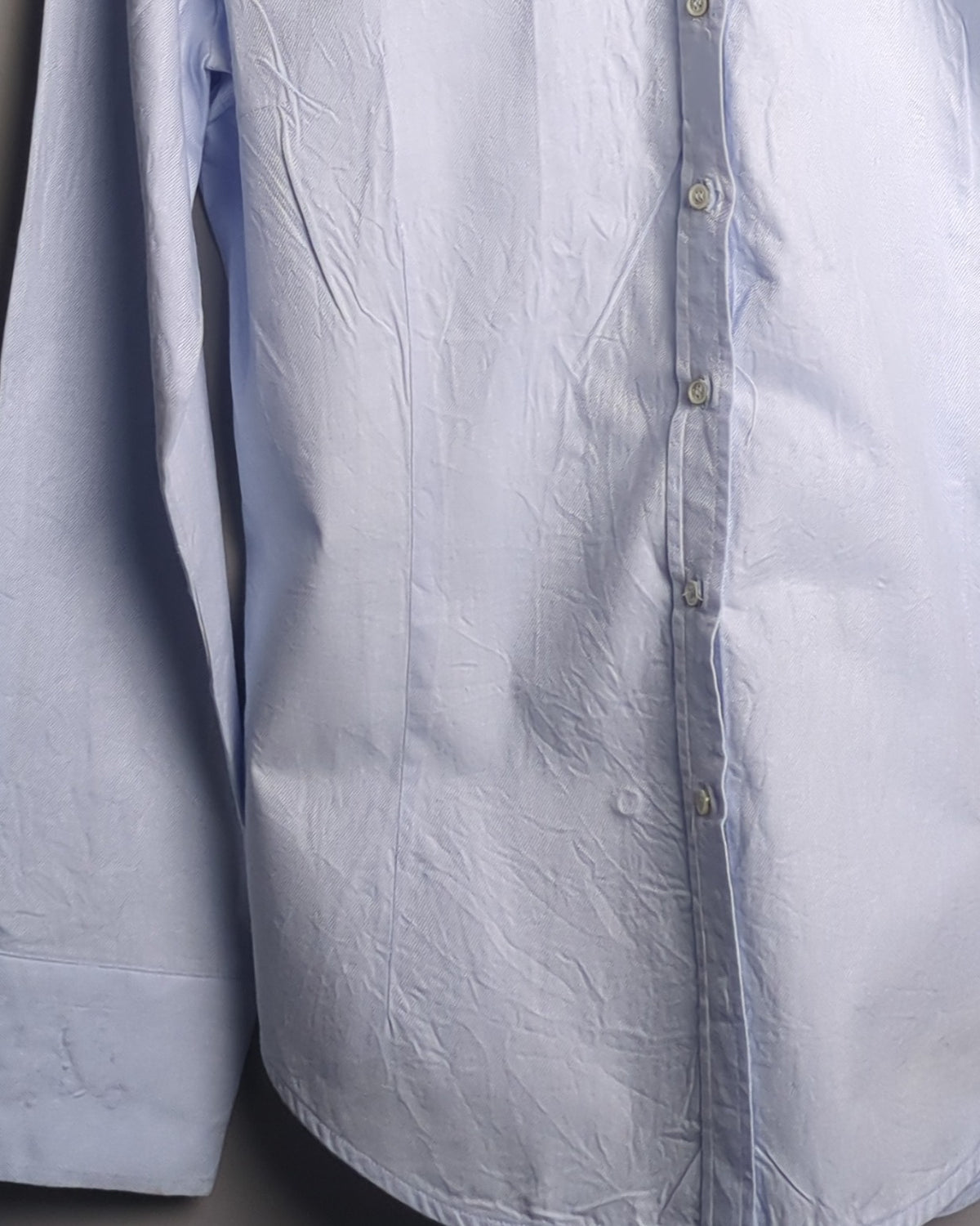 Zara Basic Blue Button-Down Shirt