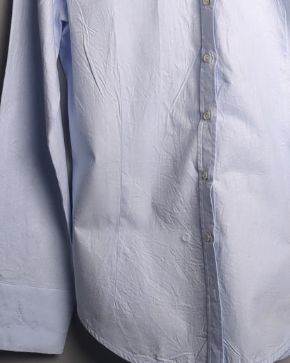 Zara Basic Blue Button-Down Shirt