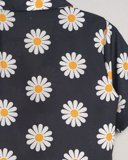 Black Daisy Shirt