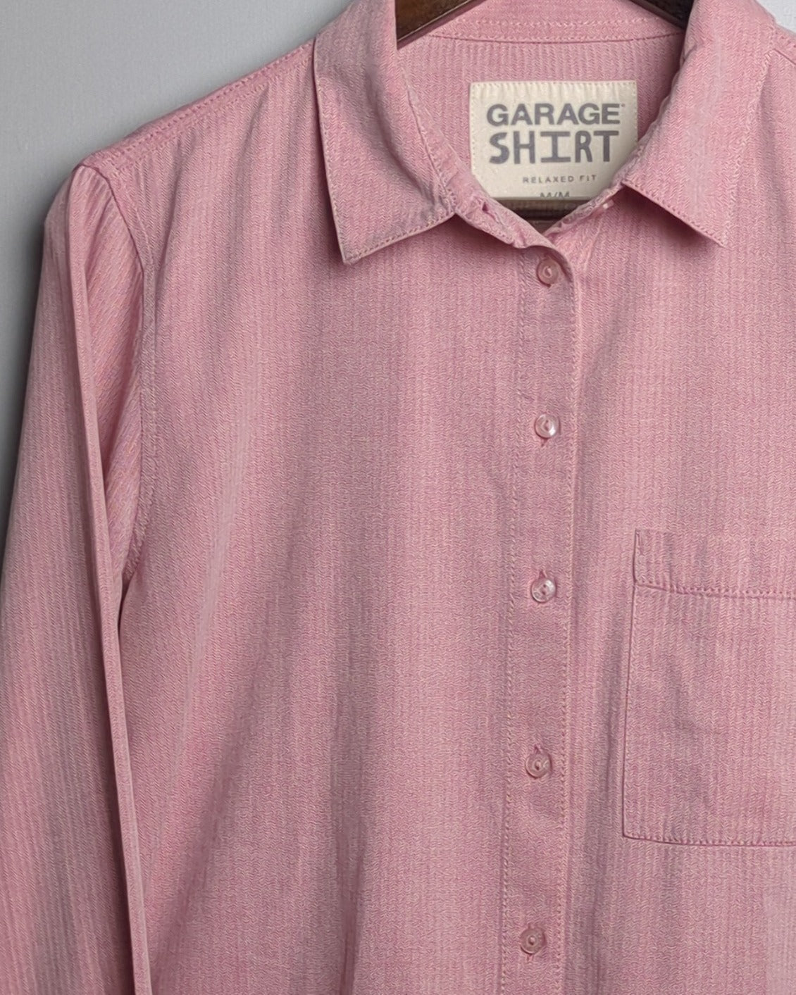 Garage Shirt Pink Button-Down Shirt