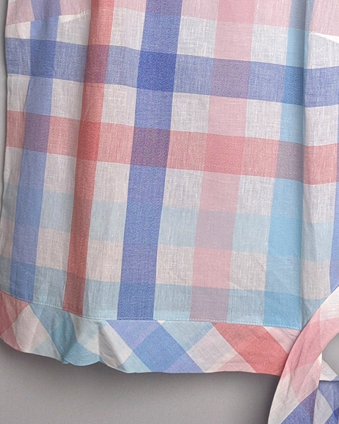 J.Crew Multicolor Checked Sleeveless Top