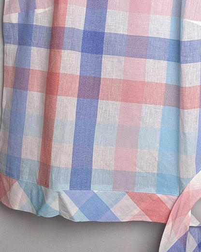 J.Crew Multicolor Checked Sleeveless Top