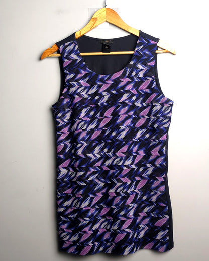 Ann Taylor Blue Sleeveless Blouse