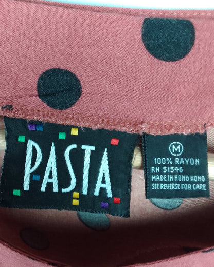 Pasta Wine Polka Blouse