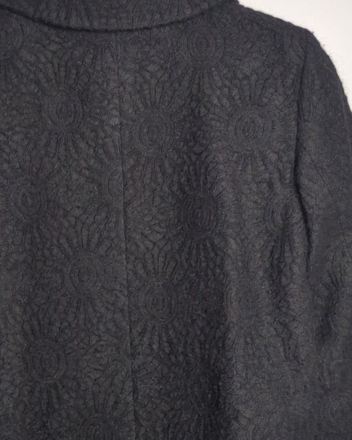 Luca Black Textured Jacket