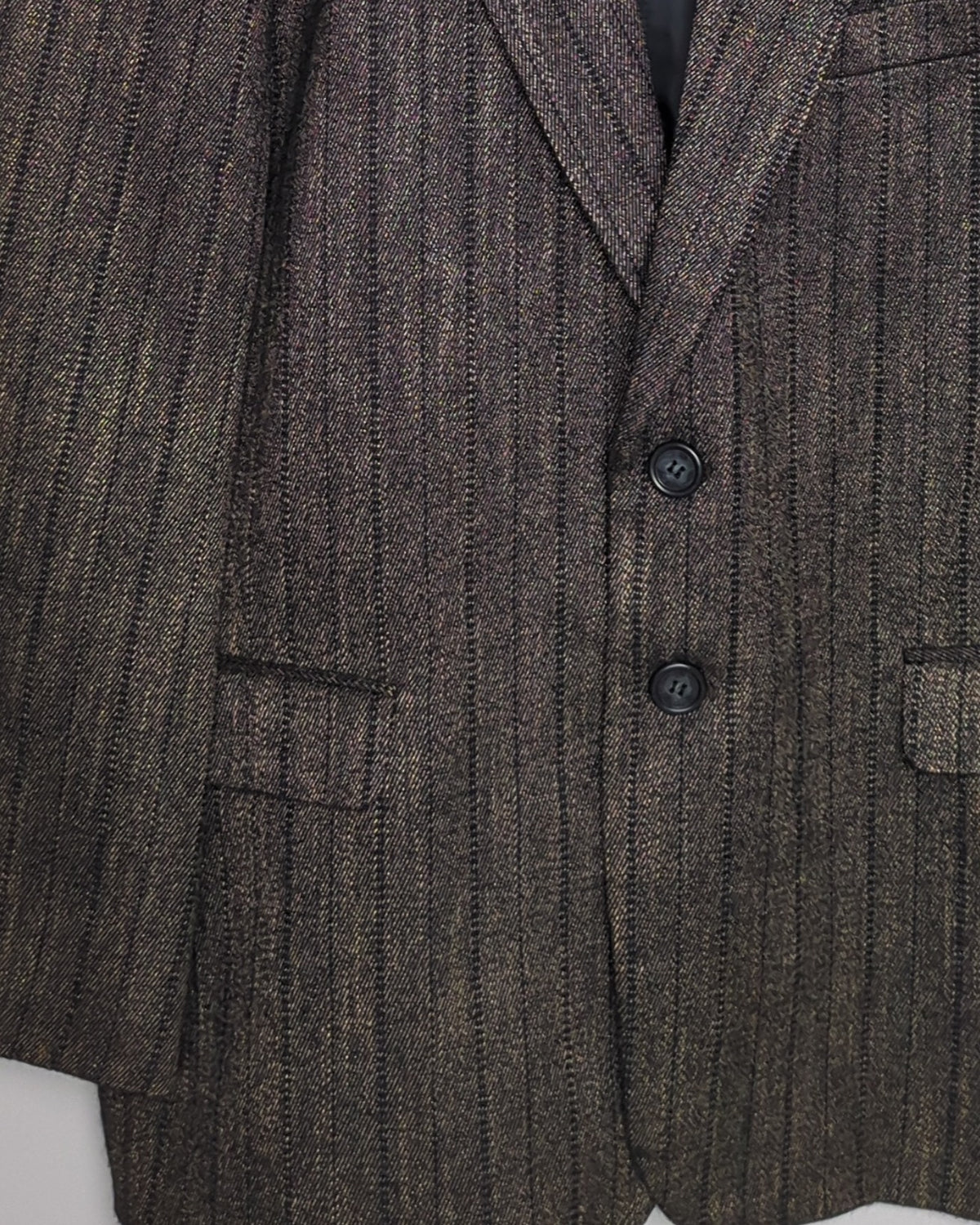 Brown Striped Blazer