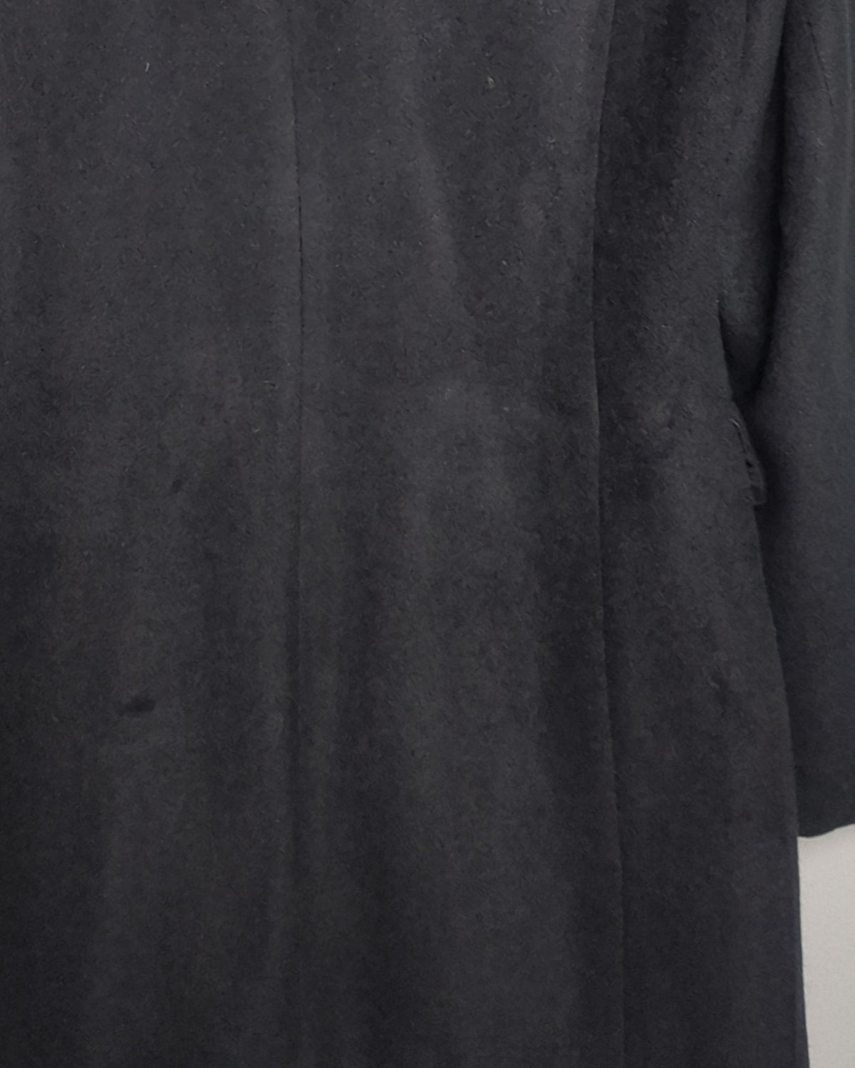 Zishen Black Woolen Coat