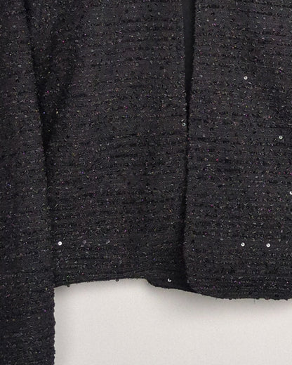 Denim Jeans & Co Black Sequined Jacket