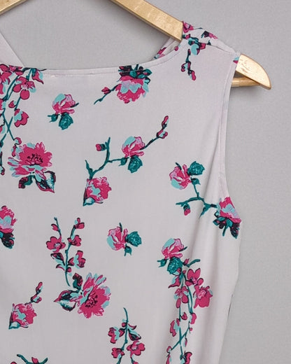 Ricki'S White Floral Top