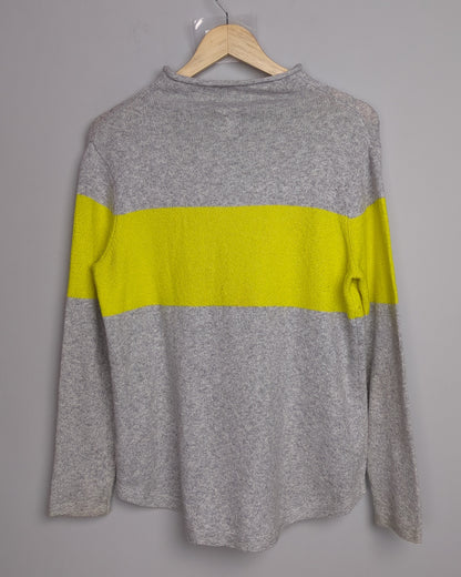 Old Navy Gray Striped Sweater