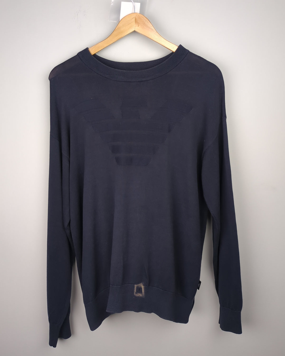 Emporio Armani Black Crewneck Sweater