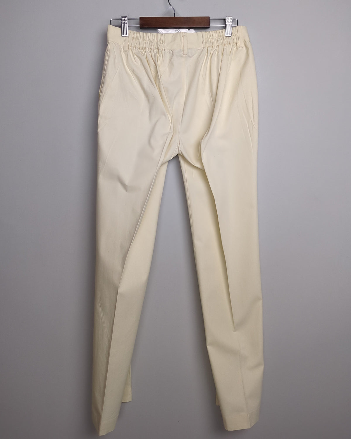Fabindia Off-White Slim Fit Trousers