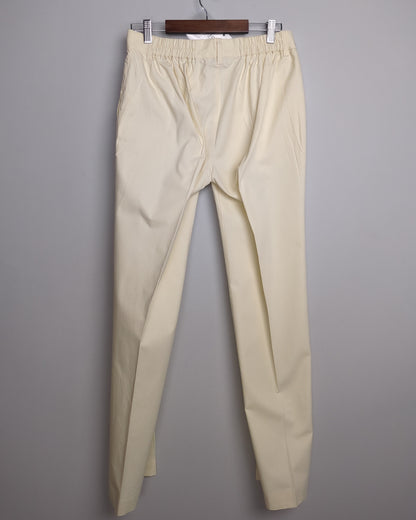 Fabindia Off-White Slim Fit Trousers