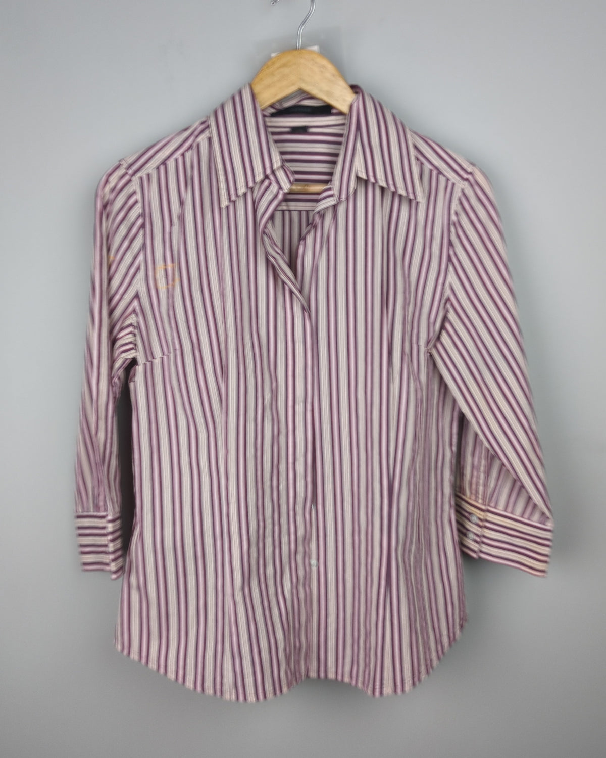 Wine Striped Shirt