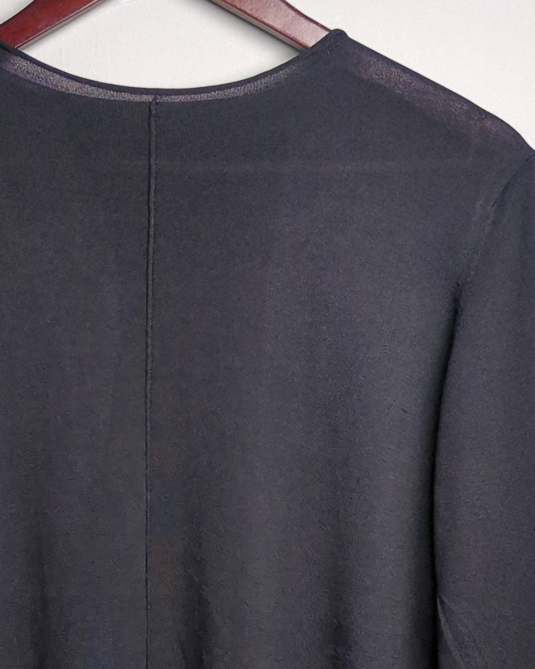 Black Button Sweater