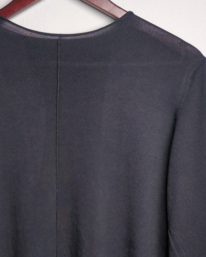 Black Button Sweater