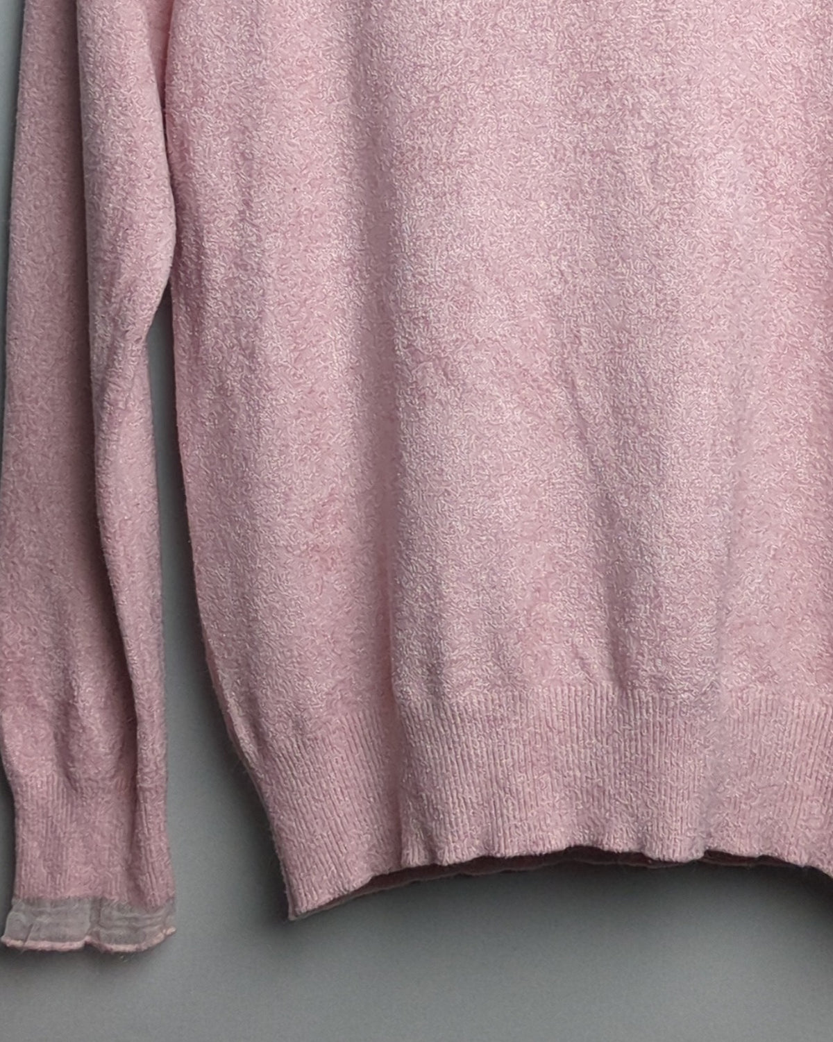 Pink Floral Sweater