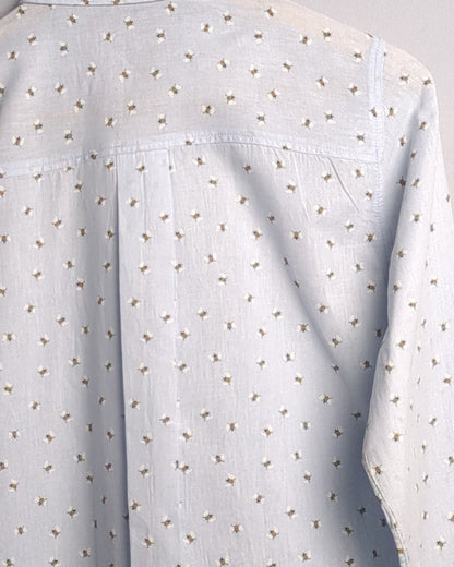 George Blue Button Shirt
