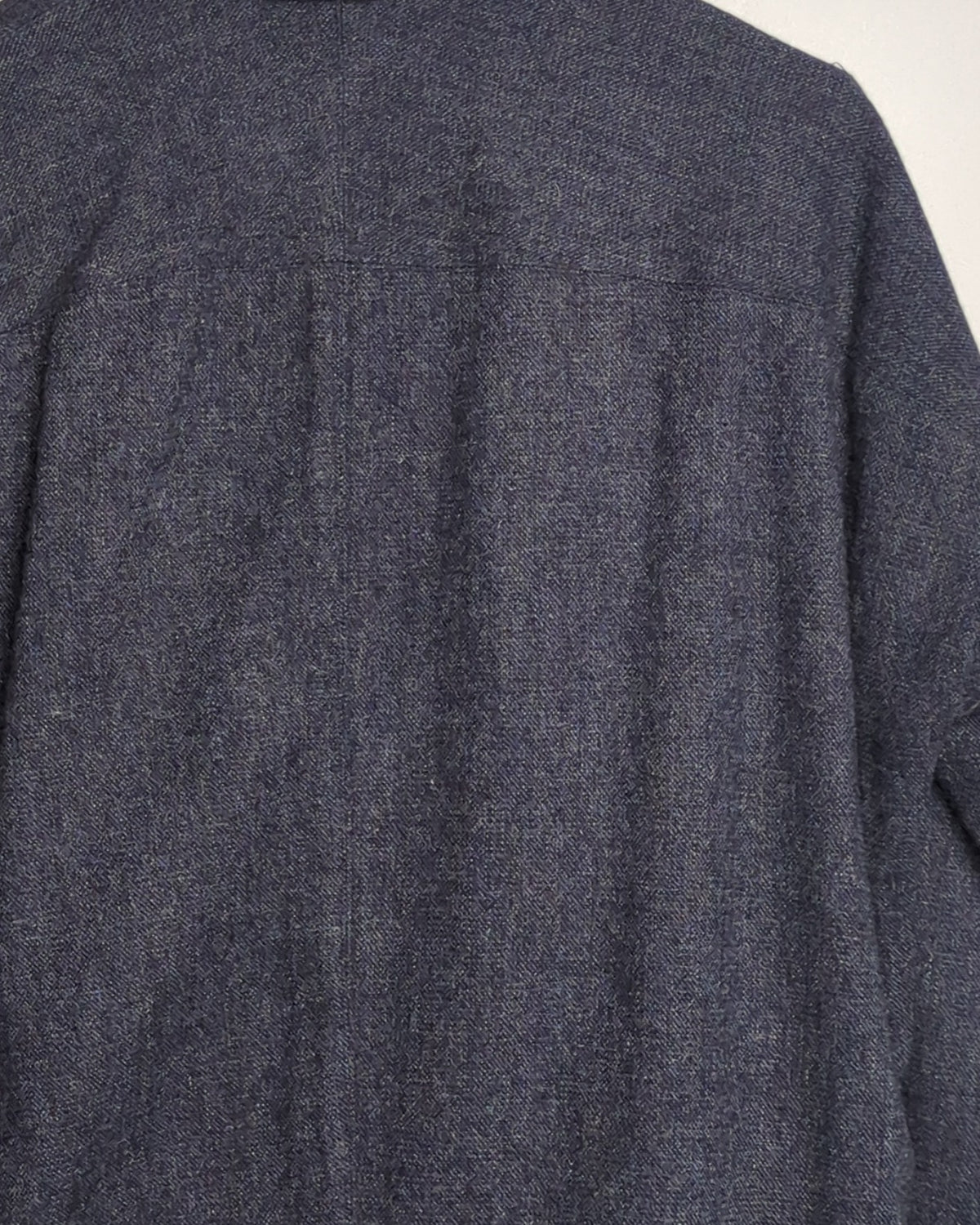 Blue Single-Breasted Coat