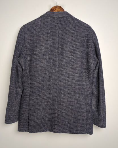 Taka-Q Blue Textured Blazer