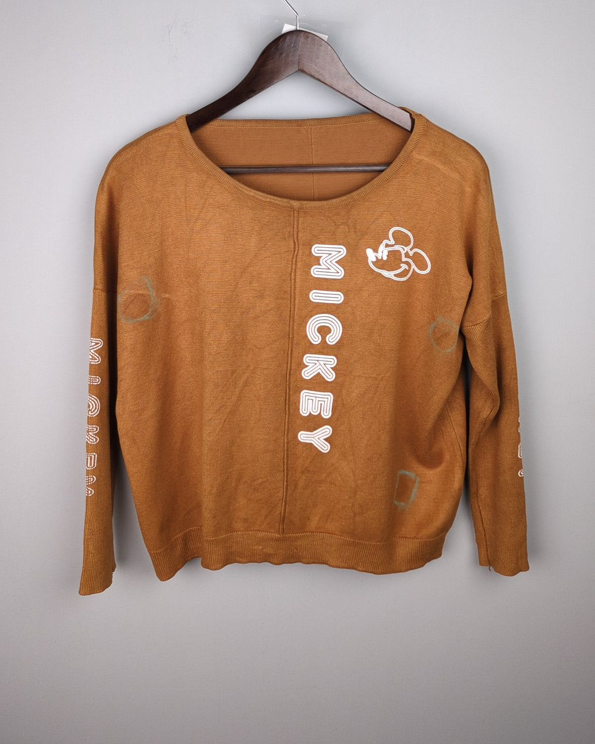 Brown Graphic Pullover