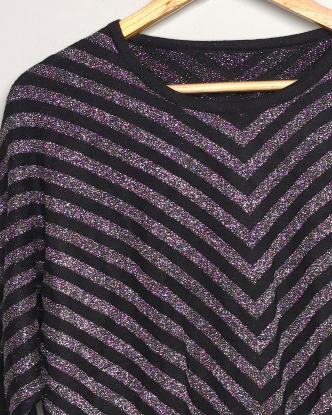 Black Chevron Sweater