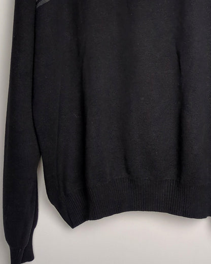 Us Polo Assn Black Zip Sweater