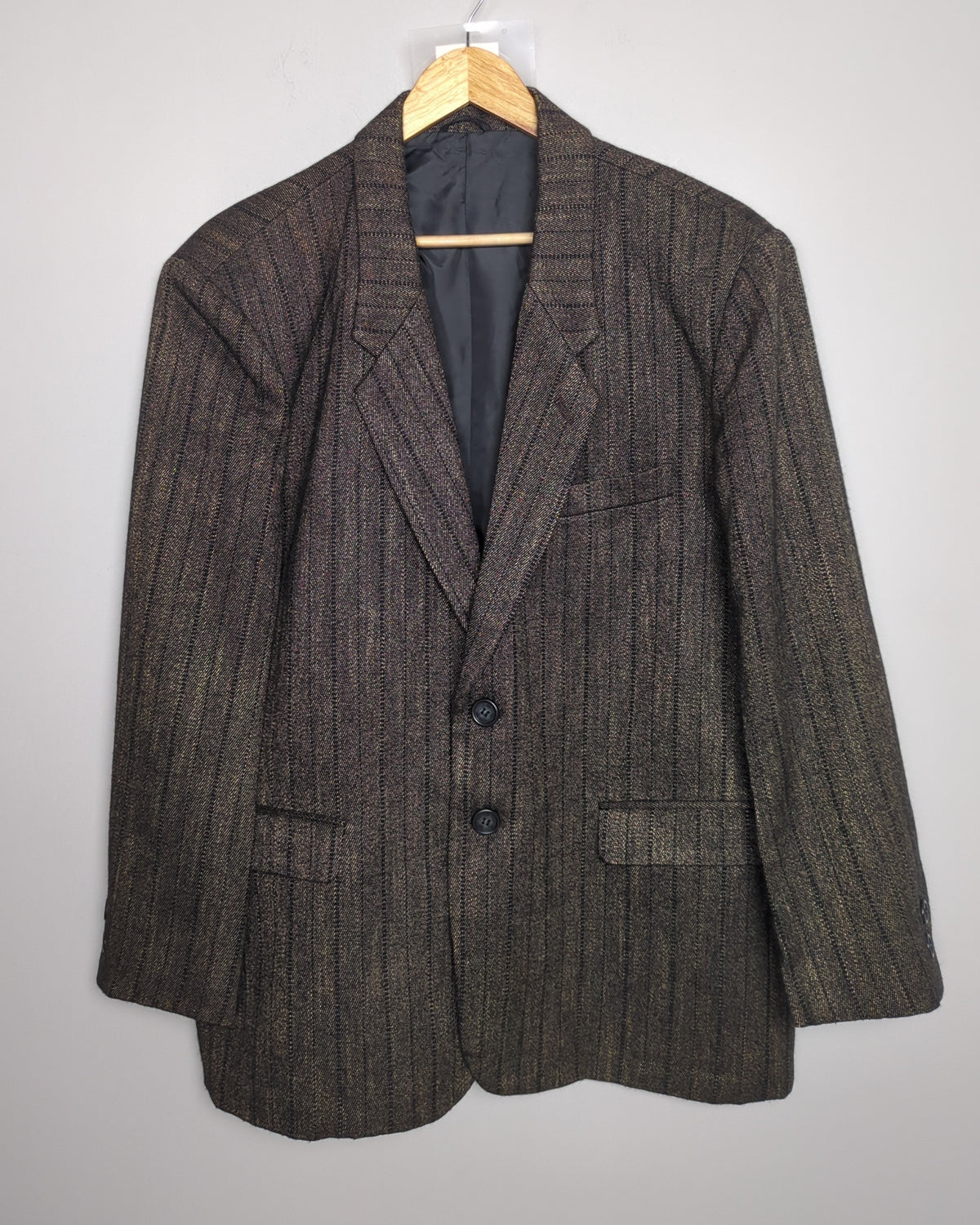 Brown Striped Blazer