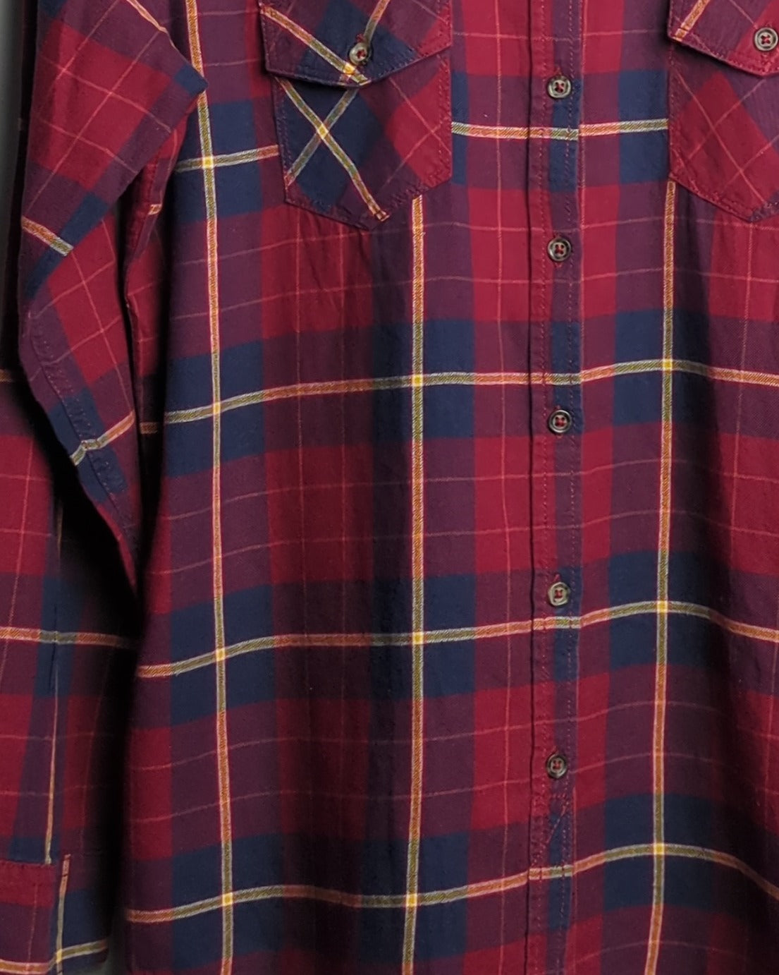 G:21 Wine Button-Down Shirt