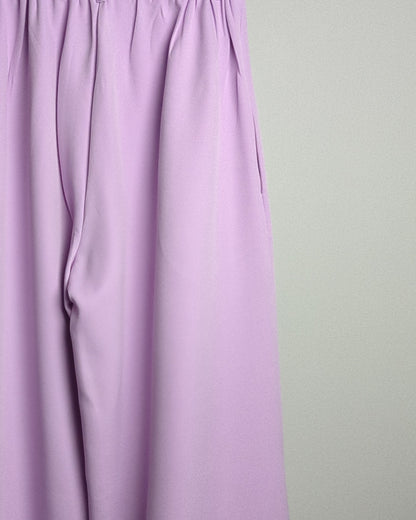 Freakins Purple High-Waist Trousers