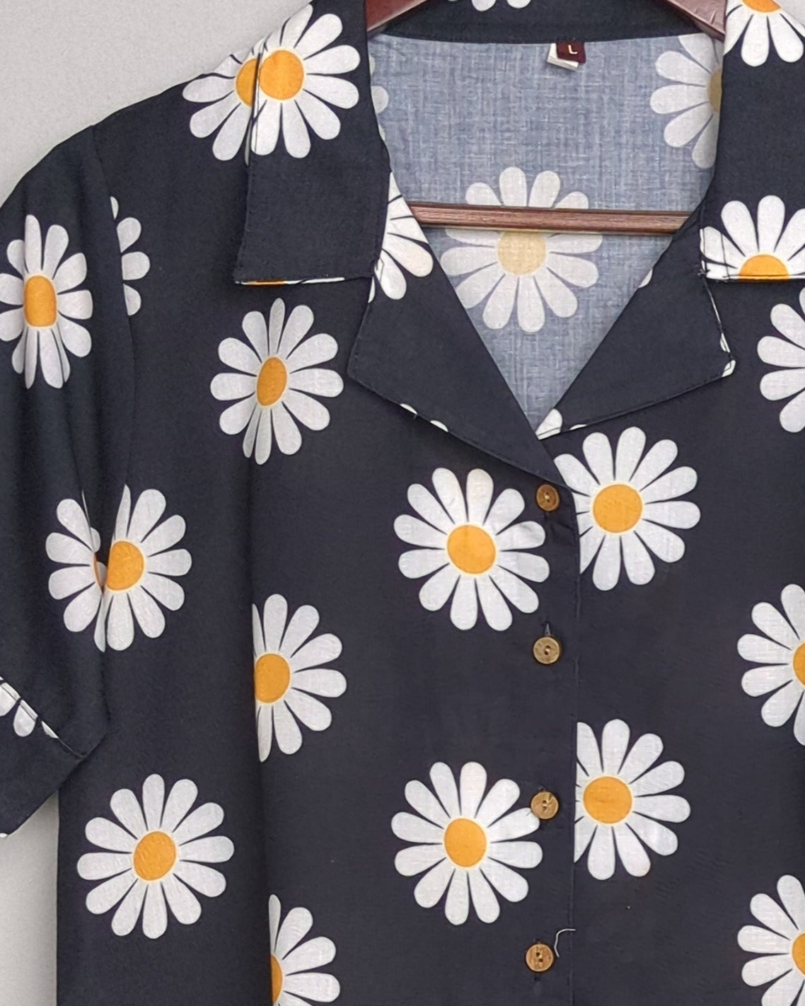 Black Daisy Shirt