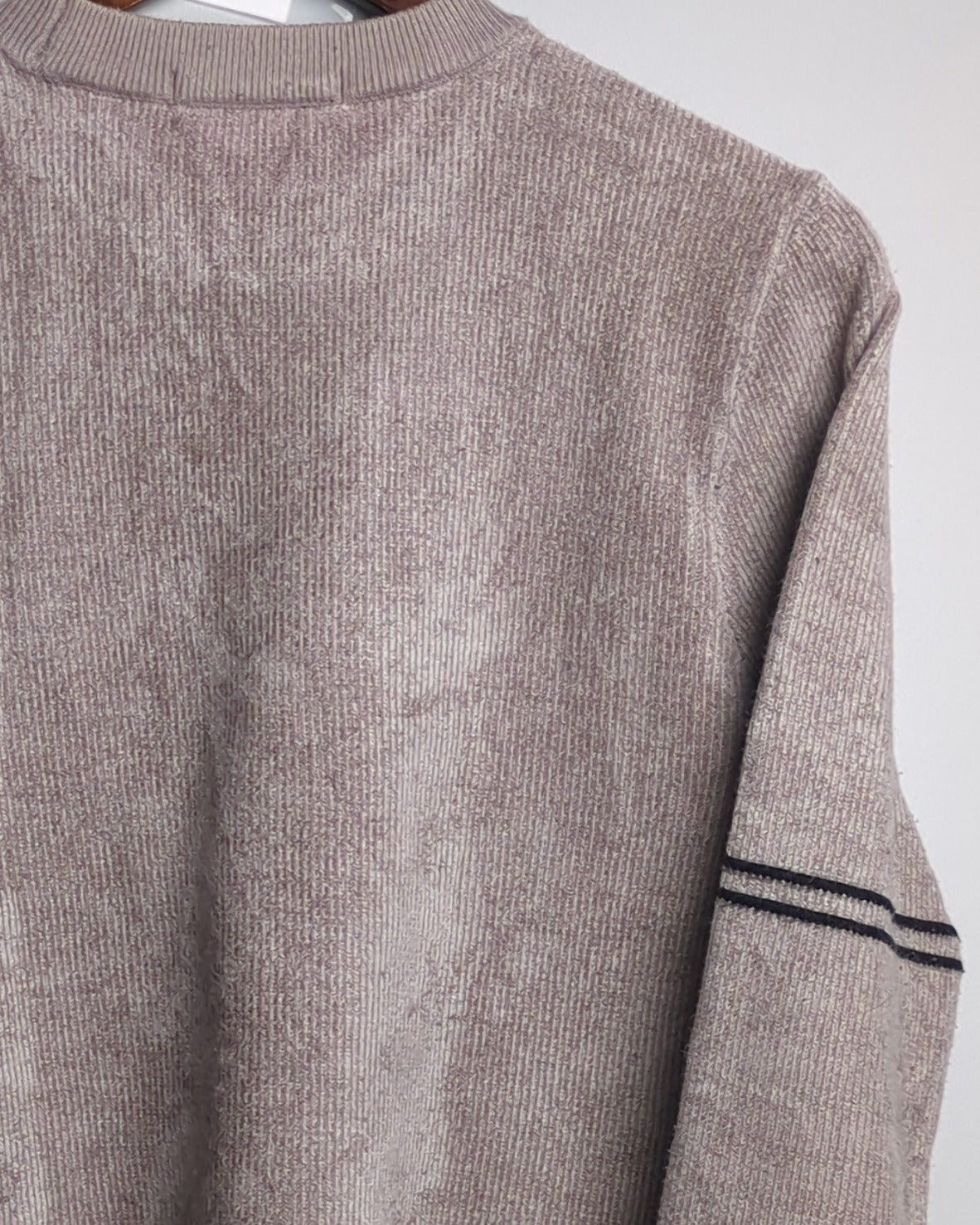Hcgl Beige Striped Sweater