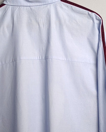 Zara Basic Blue Button Shirt