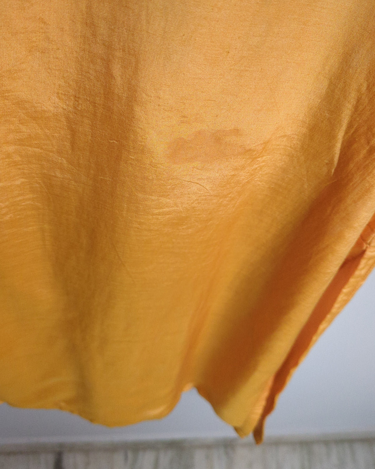 Fabindia Orange Silk Kurta