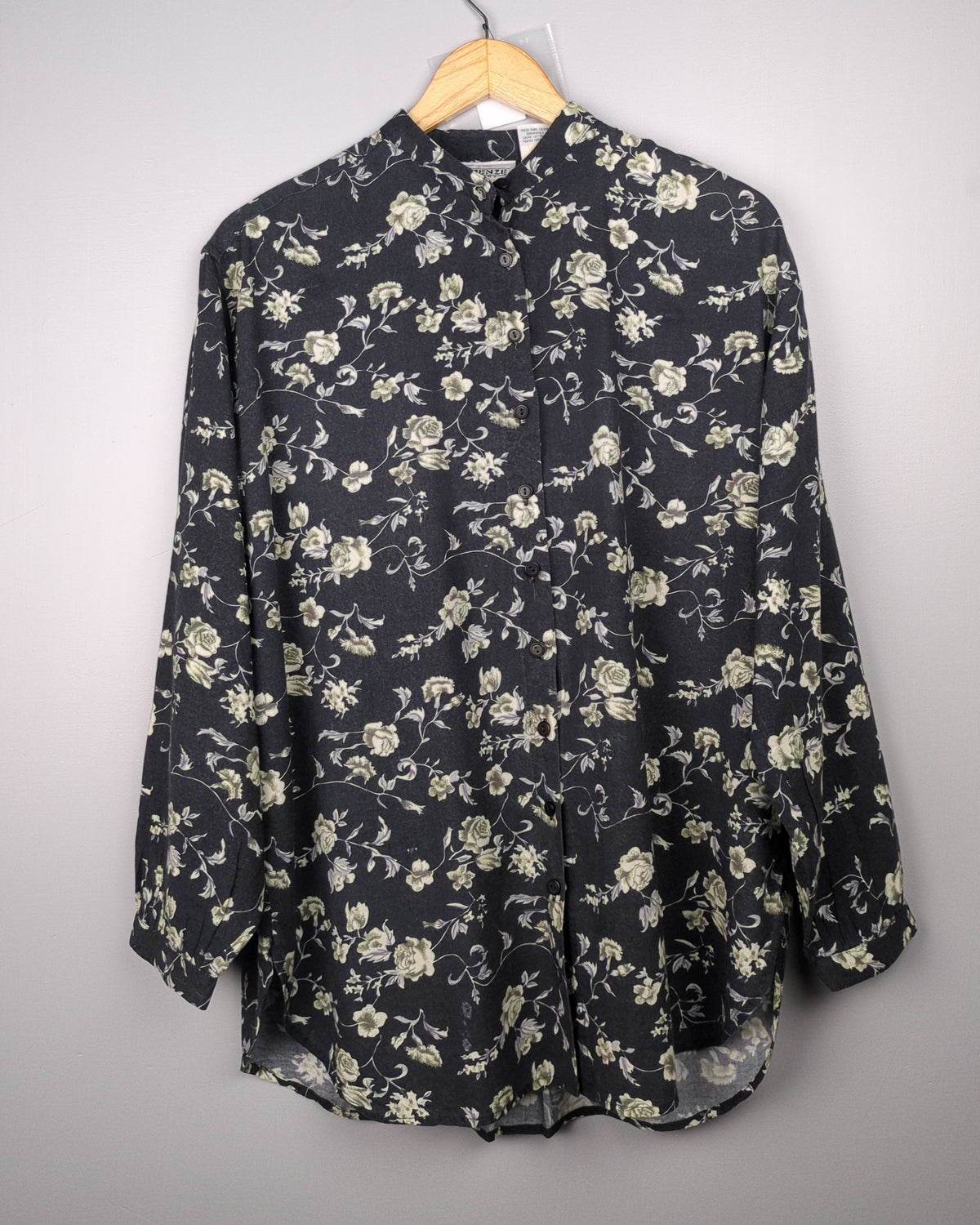 Black Button-Down Shirt