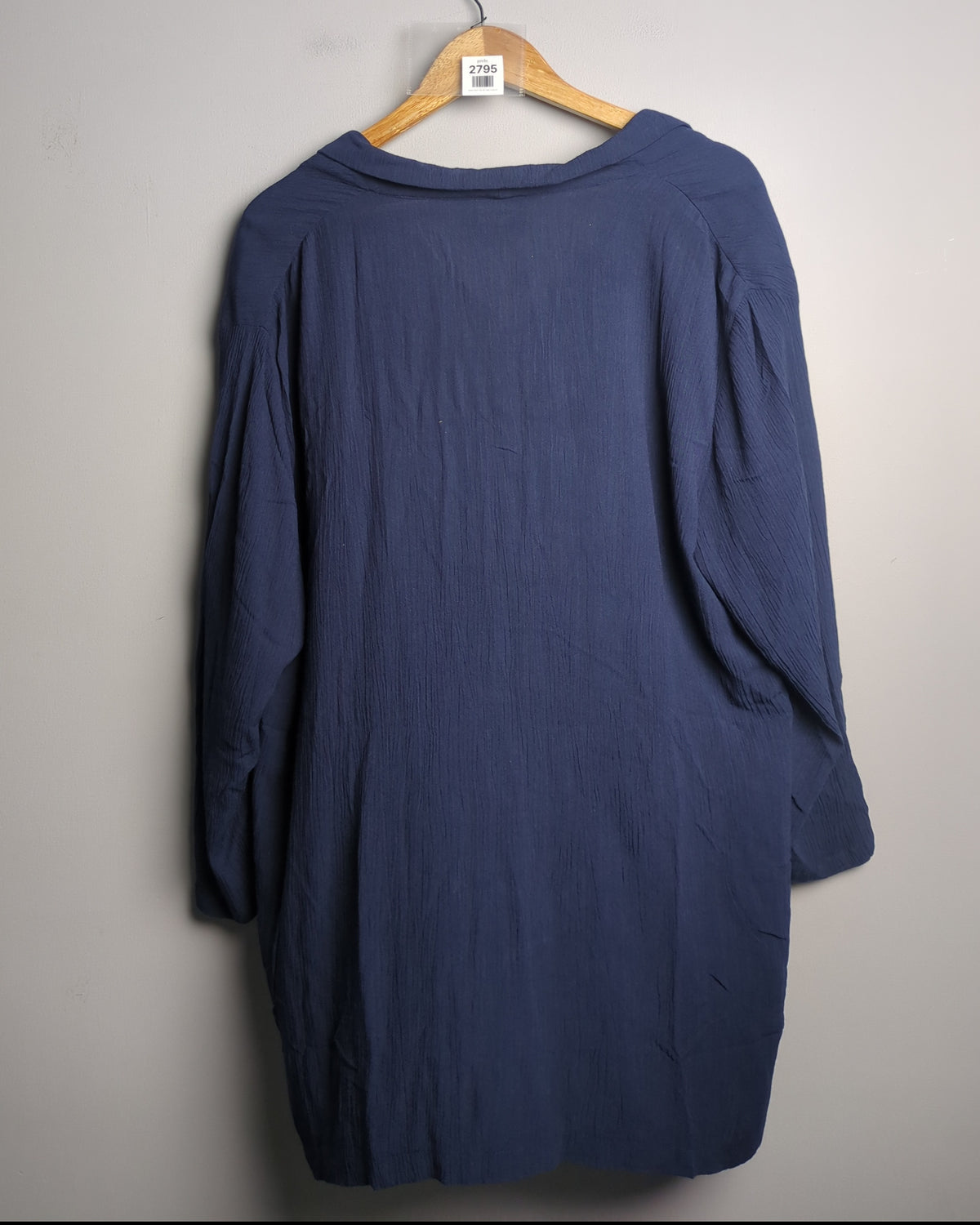 Bianca Nygard Petite Blue Buttoned Blouse