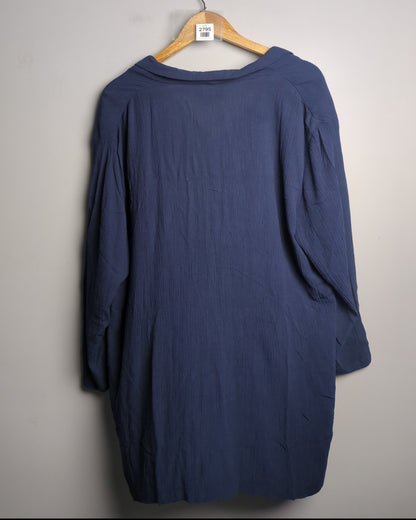 Bianca Nygard Petite Blue Buttoned Blouse