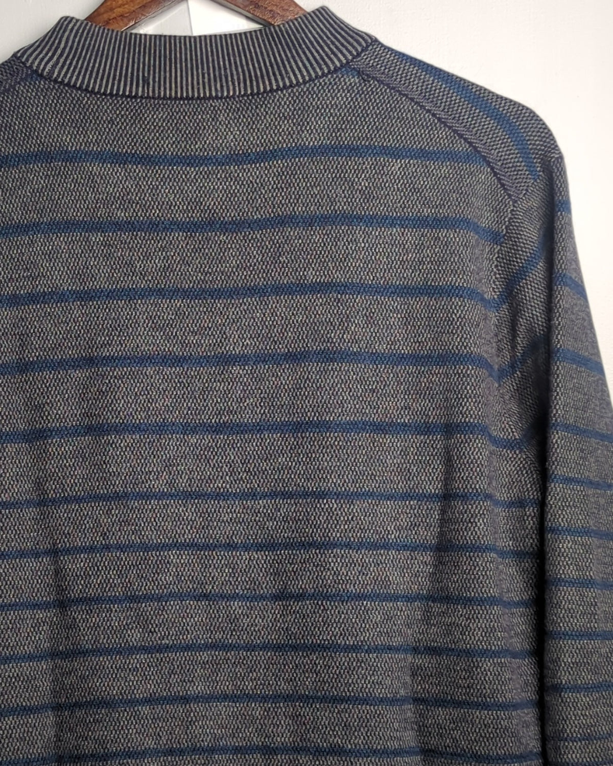 Sundance Gray Striped Sweater