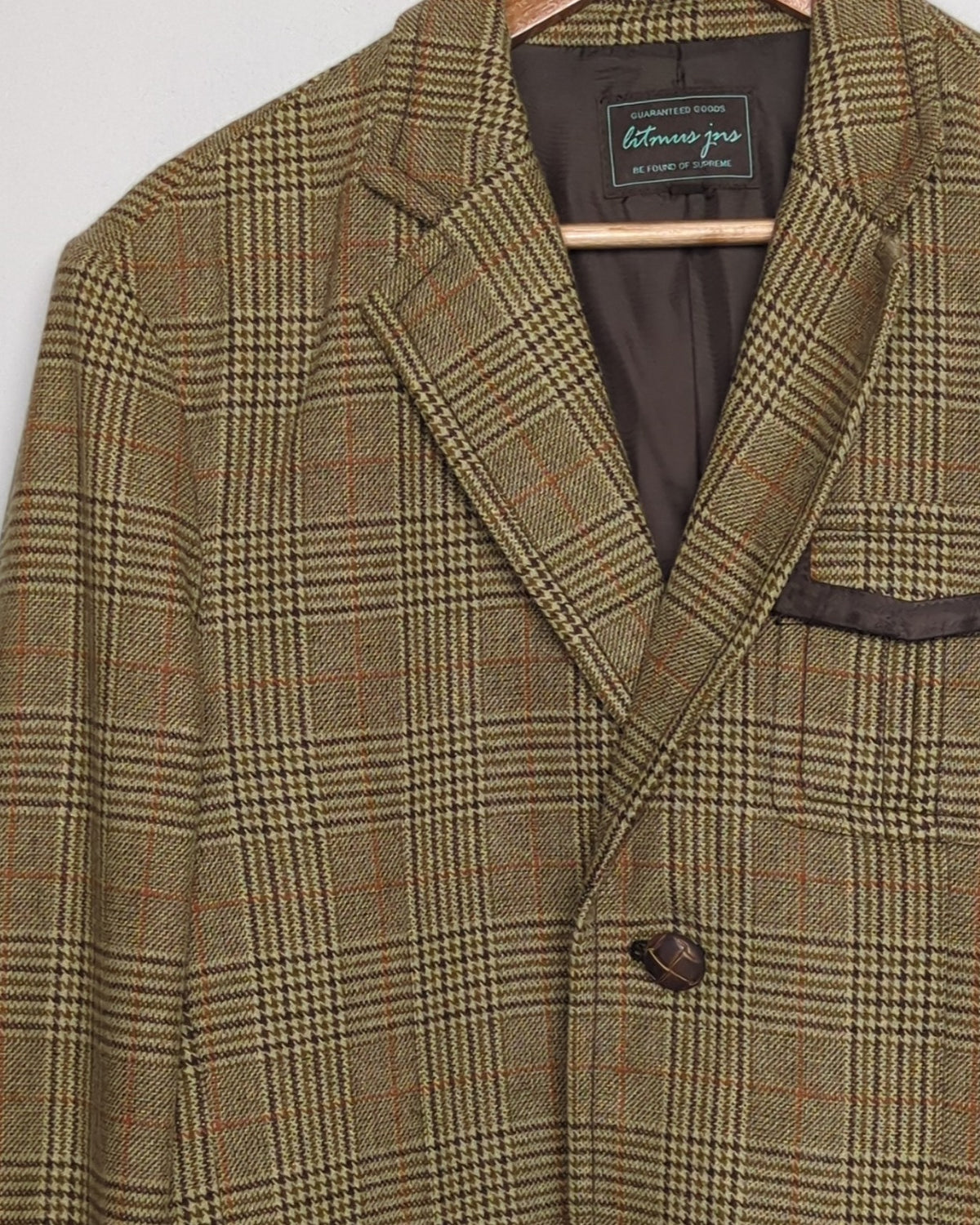 Litmus Jns Brown Tweed Blazer
