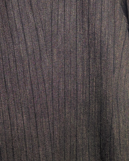 Brown Striped Blazer